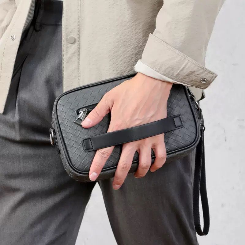 Sacoche en cuire unisexe