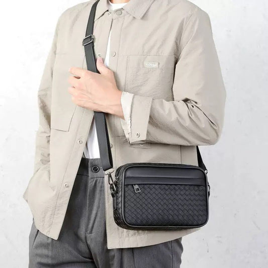 Sacoche en cuire unisexe