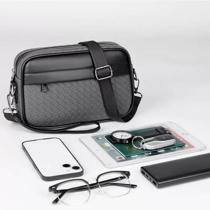 Sacoche en cuire unisexe