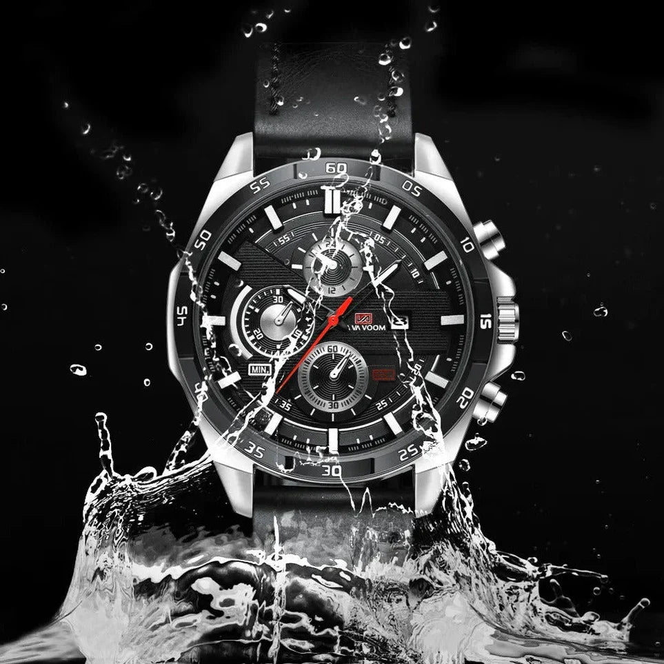montre VAVAVOOM en cuir